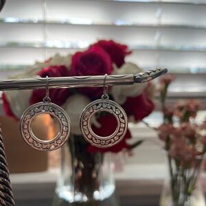 Brighton Contempo Silver Hoop Earrings